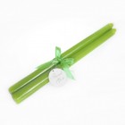 10" Apple Green Taper Candle Set of 6 Candles party Supplies for Wedding sweet 16 Birthday